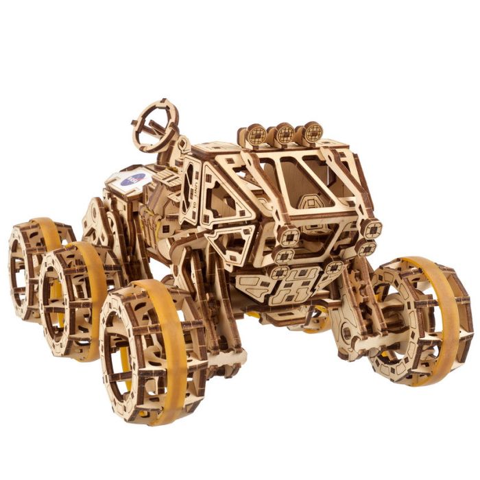 UGears Manned Mars Rover Mechanical Wood Construction Kit