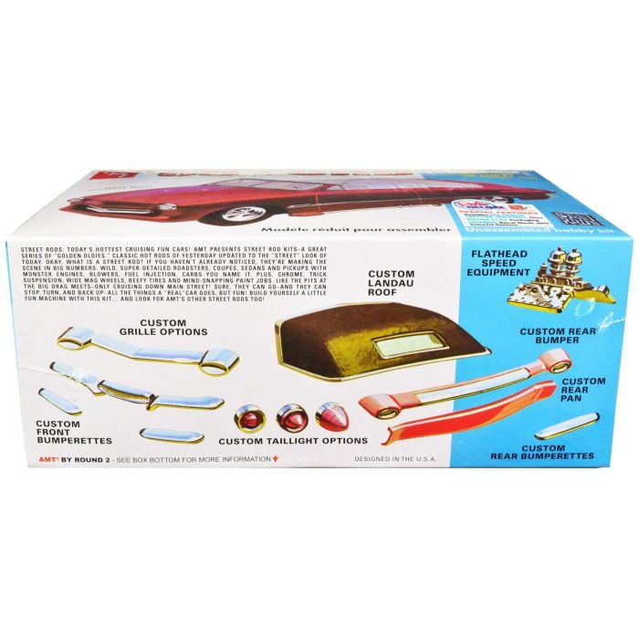 AMT 1:25 1960 Ford Custom Convertible Street Rod Plastic Model Car Kit