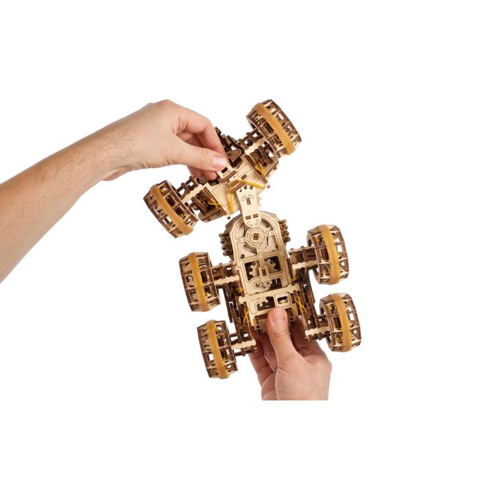 UGears Manned Mars Rover Mechanical Wood Construction Kit
