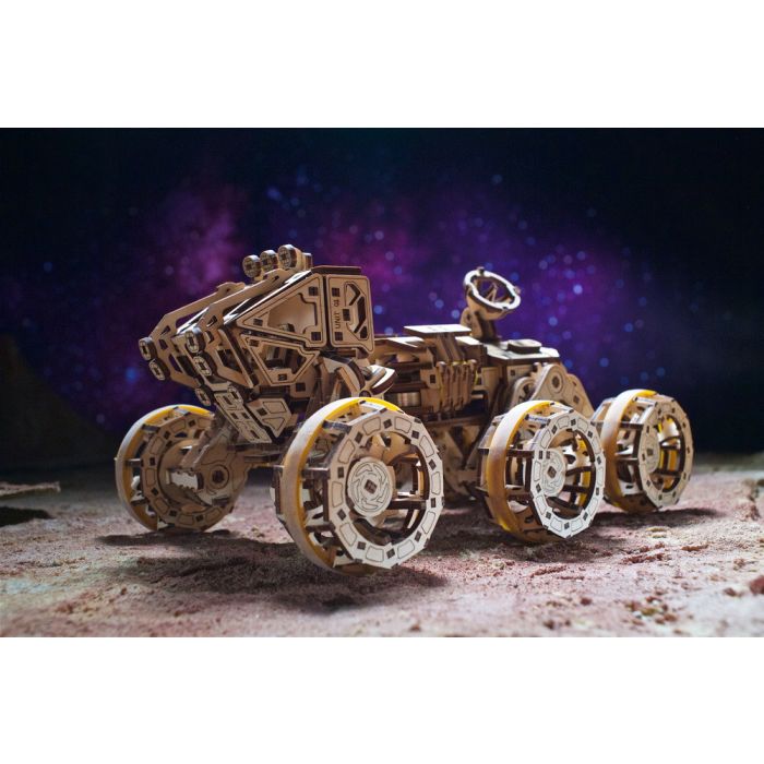 UGears Manned Mars Rover Mechanical Wood Construction Kit