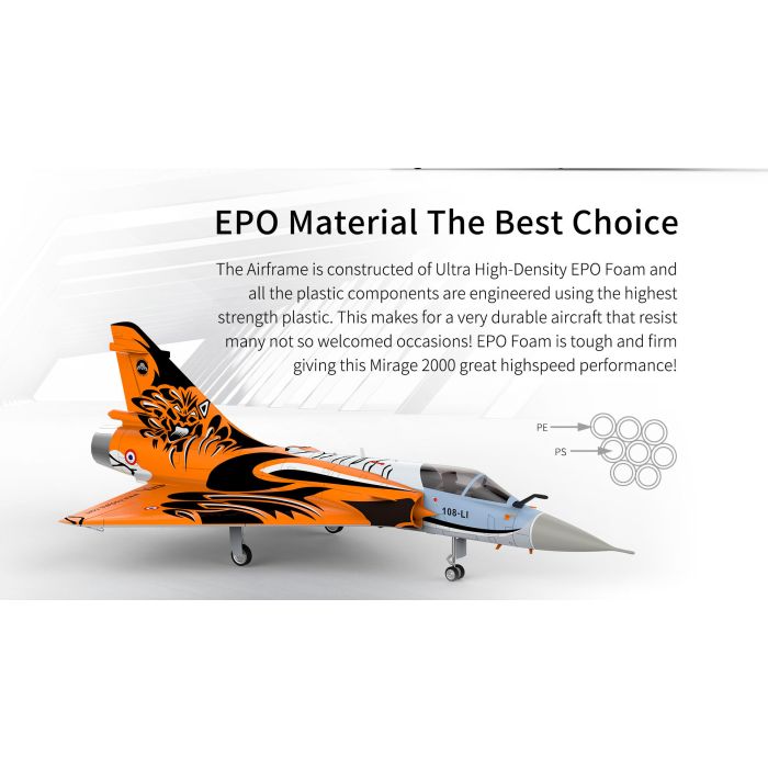 HSD Jets Mirage 2000 Gas Turbine RC Jet PNP (no Tx/Rx/Turb/Bat) w/Vector Thrust