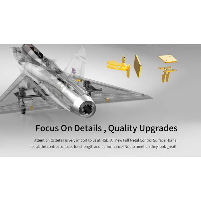 HSD Jets Mirage 2000 Gas Turbine RC Jet PNP (no Tx/Rx/Turb/Bat) w/Vector Thrust
