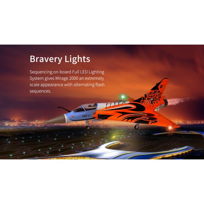 HSD Jets Mirage 2000 Gas Turbine RC Jet PNP (no Tx/Rx/Turb/Bat) w/Vector Thrust
