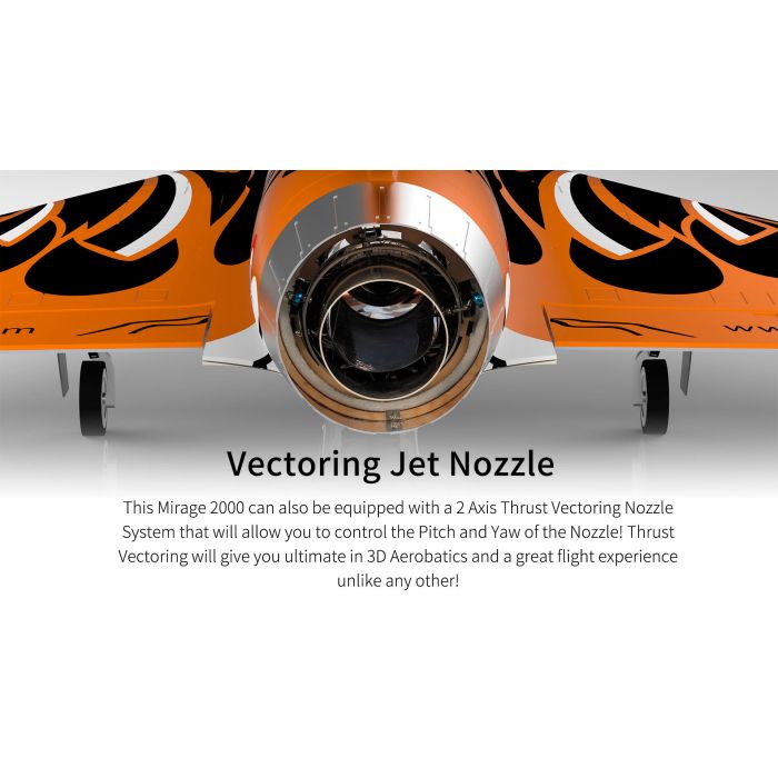 HSD Jets Mirage 2000 Gas Turbine RC Jet PNP (no Tx/Rx/Turb/Bat) w/Vector Thrust