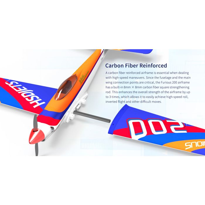 HSD Jets Furious 200 Blue Dragonfly RC Plane PNP (no Tx/Rx/Bat) 100+mph!