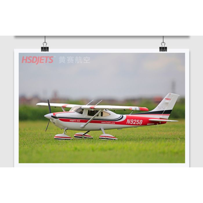 HSD Jets Cessna 182 RC Brushless Electric Plane PNP (no Tx/Rx/Bat) - Red
