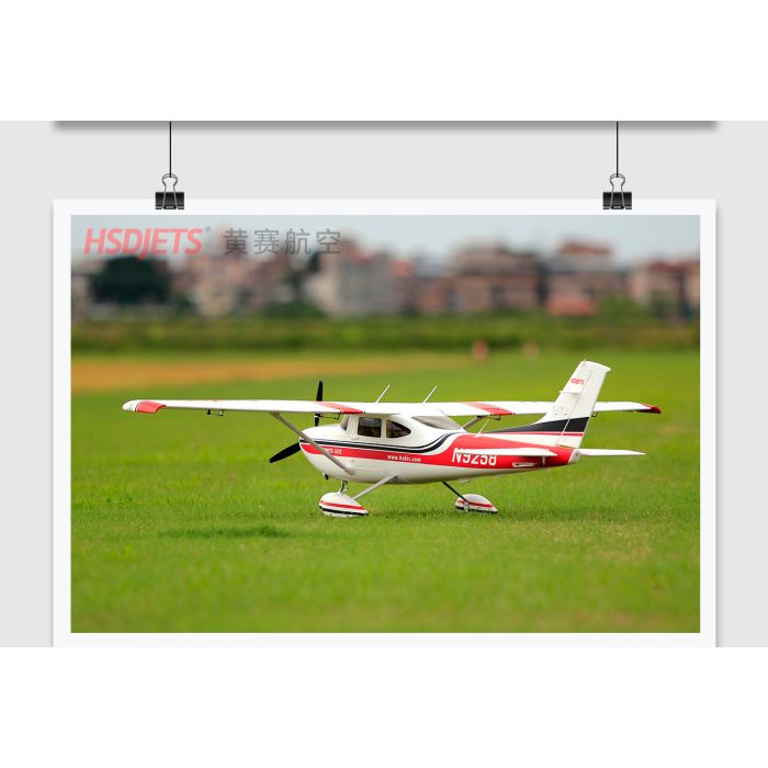 HSD Jets Cessna 182 RC Brushless Electric Plane PNP (no Tx/Rx/Bat) - Red