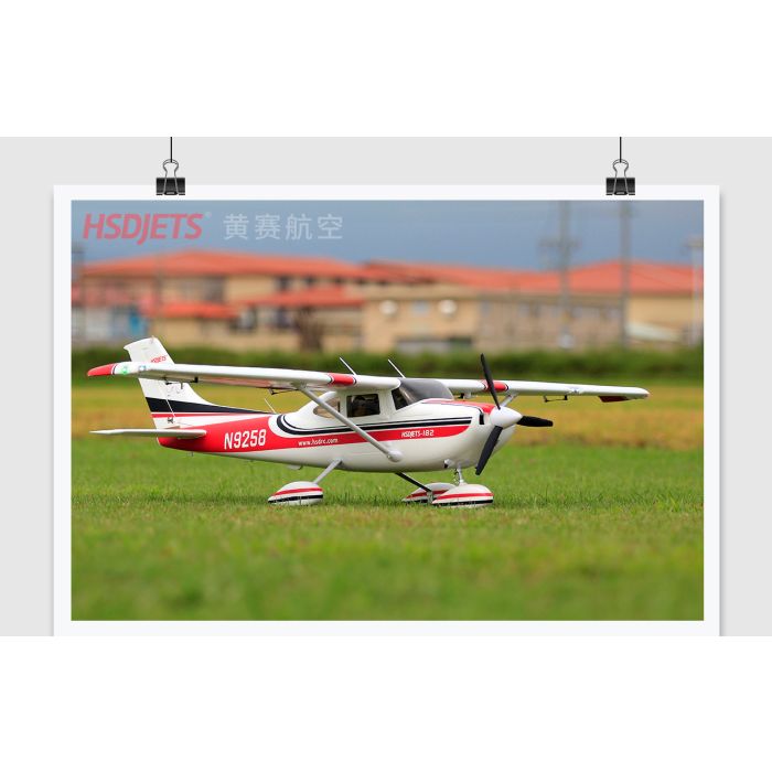 HSD Jets Cessna 182 RC Brushless Electric Plane PNP (no Tx/Rx/Bat) - Red