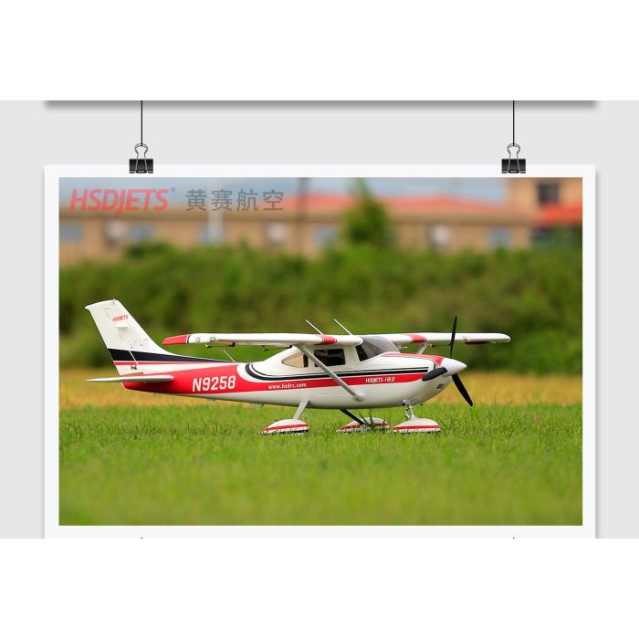 HSD Jets Cessna 182 RC Brushless Electric Plane PNP (no Tx/Rx/Bat) - Red