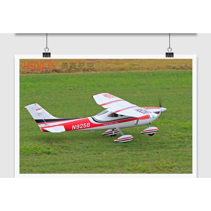 HSD Jets Cessna 182 RC Brushless Electric Plane PNP (no Tx/Rx/Bat) - Red