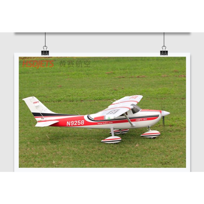 HSD Jets Cessna 182 RC Brushless Electric Plane PNP (no Tx/Rx/Bat) - Red