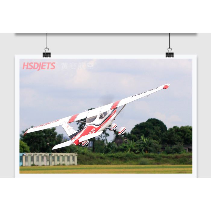 HSD Jets Cessna 182 RC Brushless Electric Plane PNP (no Tx/Rx/Bat) - Red