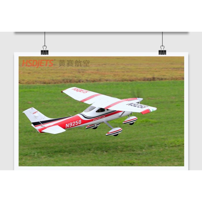 HSD Jets Cessna 182 RC Brushless Electric Plane PNP (no Tx/Rx/Bat) - Red