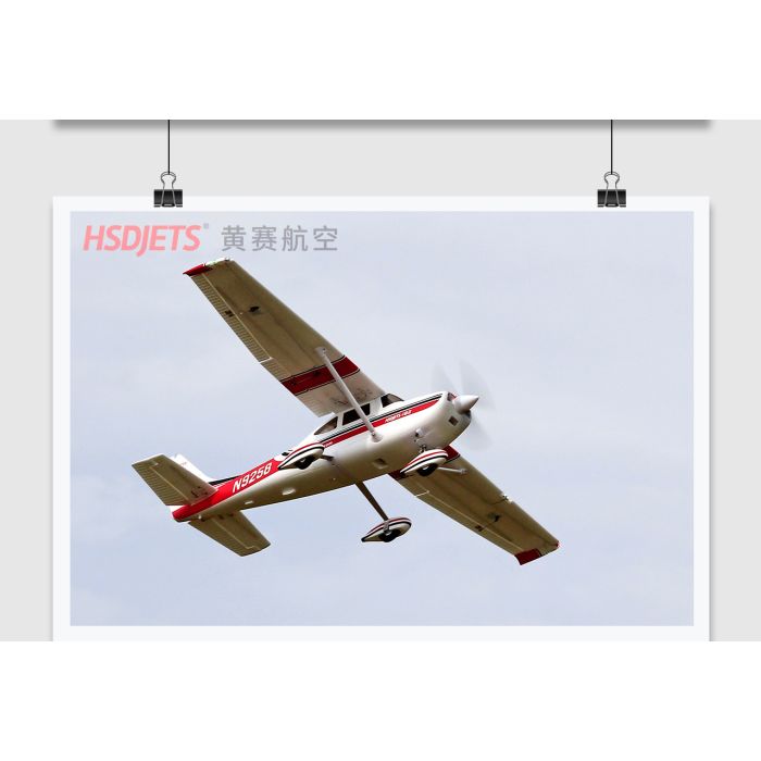 HSD Jets Cessna 182 RC Brushless Electric Plane PNP (no Tx/Rx/Bat) - Red