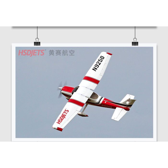 HSD Jets Cessna 182 RC Brushless Electric Plane PNP (no Tx/Rx/Bat) - Red