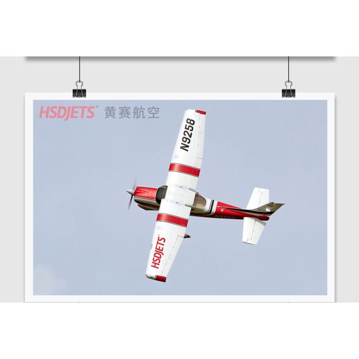 HSD Jets Cessna 182 RC Brushless Electric Plane PNP (no Tx/Rx/Bat) - Red