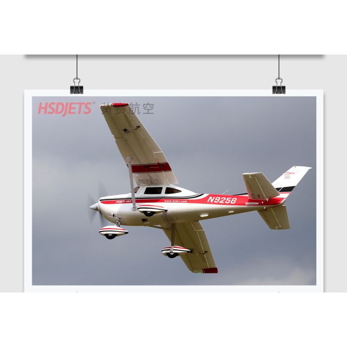 HSD Jets Cessna 182 RC Brushless Electric Plane PNP (no Tx/Rx/Bat) - Red