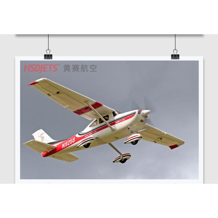 HSD Jets Cessna 182 RC Brushless Electric Plane PNP (no Tx/Rx/Bat) - Red
