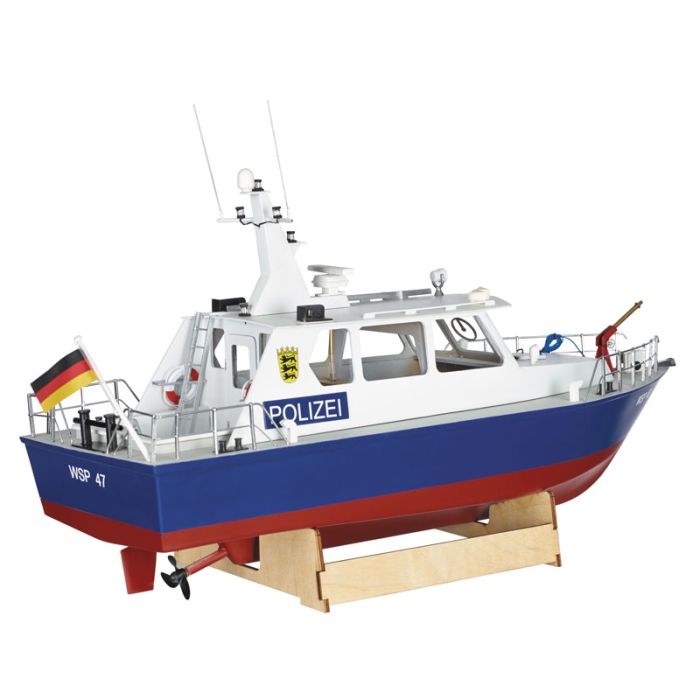 Krick Radio Control Police Motor Launch 1:20 Scale Model Boat Kit