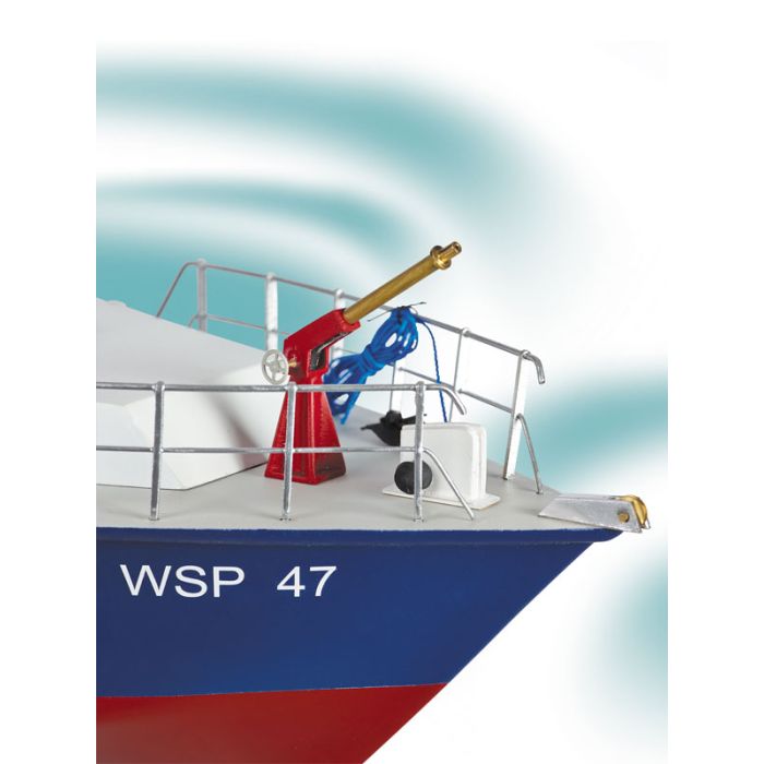Krick Radio Control Police Motor Launch 1:20 Scale Model Boat Kit