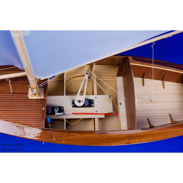 Bella Radio Control Sailing Yacht - Aero-Naut Mahogany Wooden Kit 