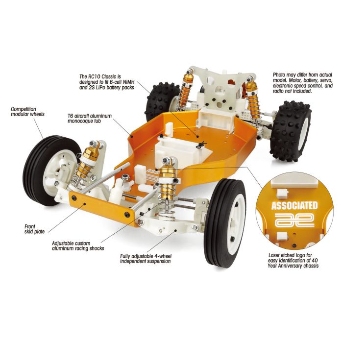 Team Associated 1:10 RC10 40th Anniversary Limited Edition RC Car Kit