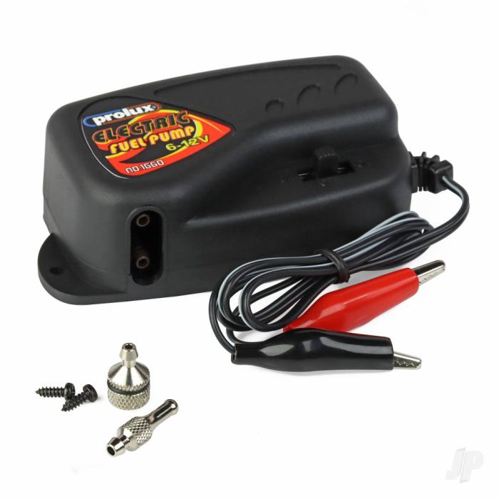 JP Deluxe Electric Fuel Pump 6-12V for use with RC Model Glow Nitro Fuel Only