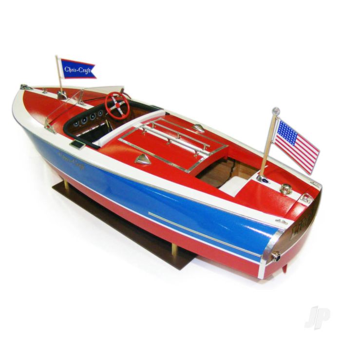 Dumas 16ft Chris-Craft Painted Racer (1263) Wooden Ship Boat Kit