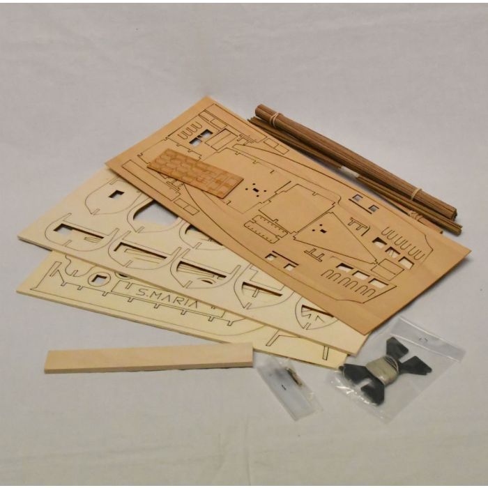Mantua Santa Maria 1:100 Scale Wood Ship Kit "Le Piccole" - Columbus Flagship 1492 