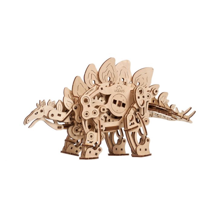 UGears Stegosaurus Dinoaur Mechanical Wood Construction Kit