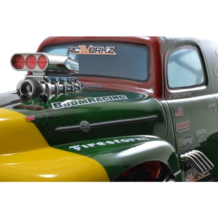 RPM Chrome Mock Intake & Blower Supercharger Set for RC Model Cars