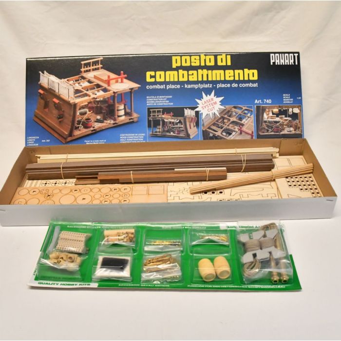 Mantua Between Decks Gun Bay Section Model Kit - English Fighting Ship circa 1800