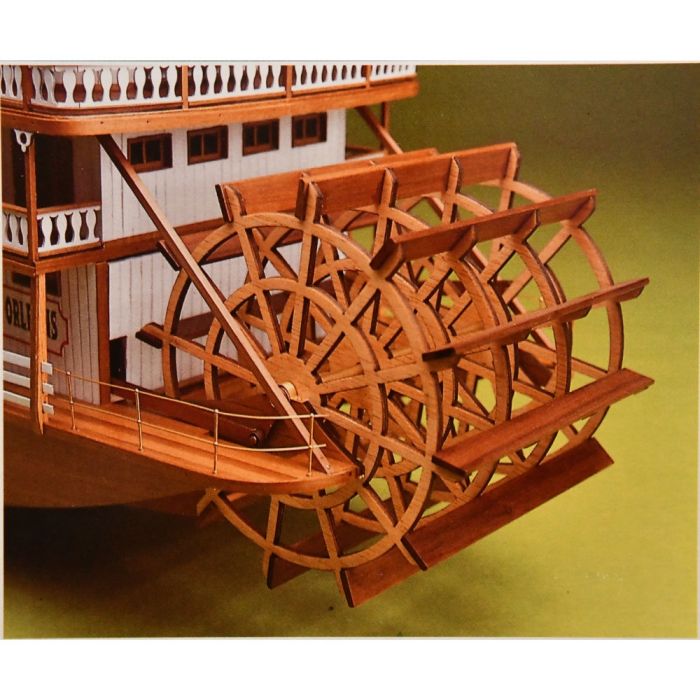 Mississippi Paddle Steamer River Boat 1:50 Large Scale Wooden Kit