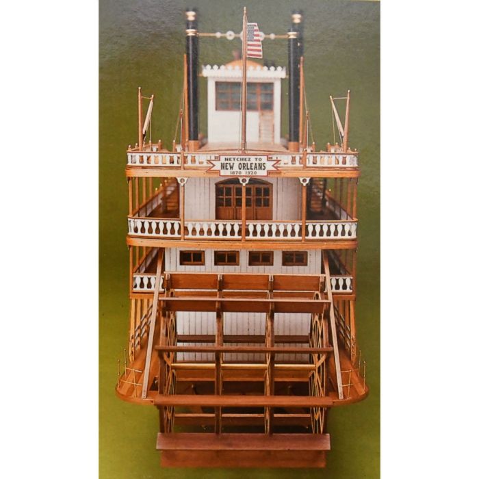 Mississippi Paddle Steamer River Boat 1:50 Large Scale Wooden Kit