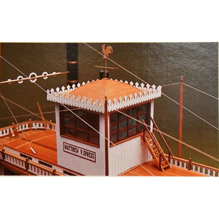Mississippi Paddle Steamer River Boat 1:50 Large Scale Wooden Kit