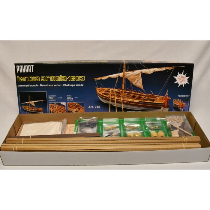 Mantua Panart Armed Pinnace "Lancia Armata" 1803 Wooden Ship Kit Scale 1:16