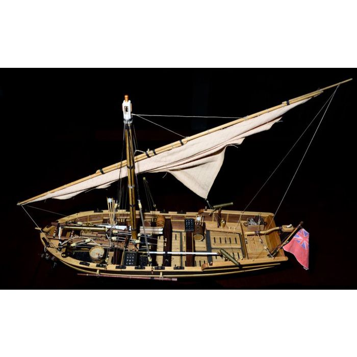 Mantua Panart Armed Pinnace "Lancia Armata" 1803 Wooden Ship Kit Scale 1:16
