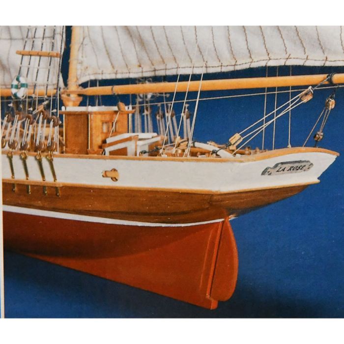 Mantua La Rose. French Fishing Schooner Wooden Kit Scale 1:47