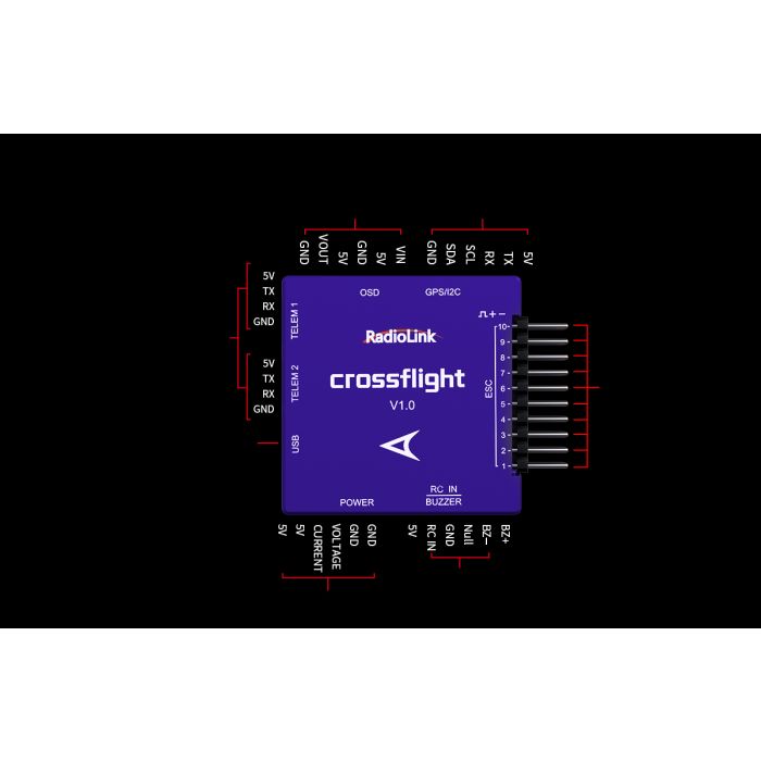 RadioLink Mini Crossflight Flight Controller w/ 10 Channel, Telemetry, GPS, OSD