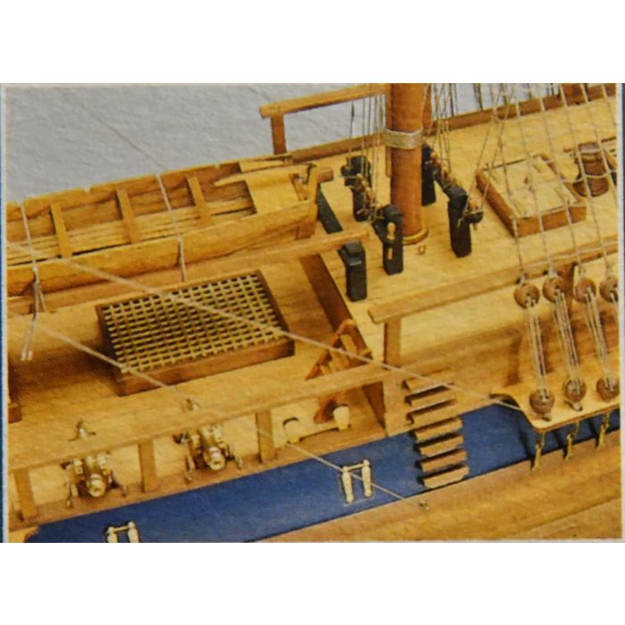 Mantua HM Endeavour Bark 1768 Scale 1:60 Wooden Kit - Captain James Cook's Famous Ship!