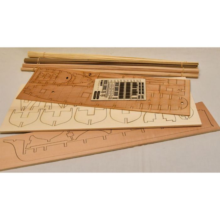 Mantua Thermopylae Tea Clipper Wooden Ship Kit (791) Scale 1:124
