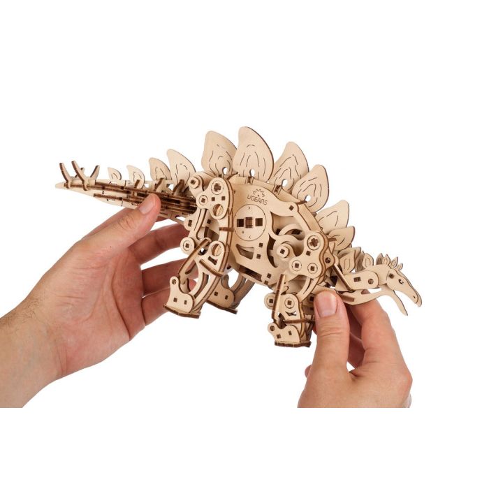 UGears Stegosaurus Dinoaur Mechanical Wood Construction Kit