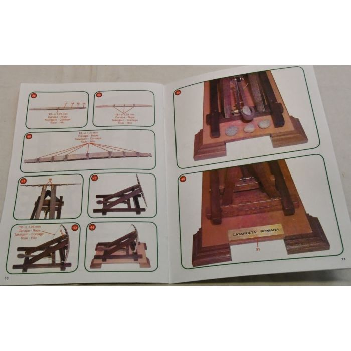 Roman Catapult 1st Century BC Mantua Wood Construction Kit 1:17 Scale 105x210mm