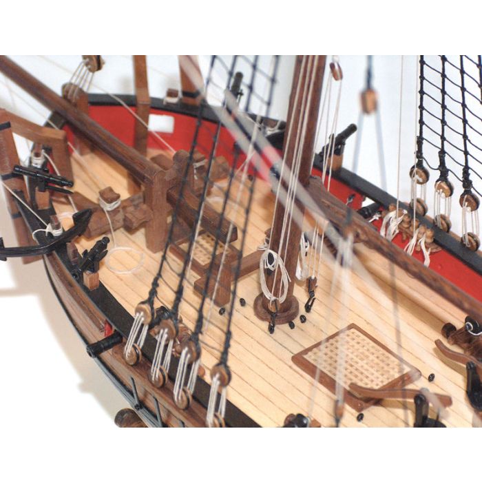 Caldercraft HMS Sherbourne 8 Gun Royal Navy Cutter 1763 Wood Kit 1:64 Scale 