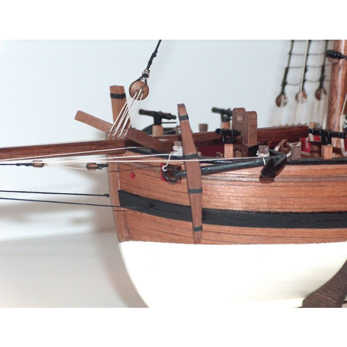 Caldercraft HMS Sherbourne 8 Gun Royal Navy Cutter 1763 Wood Kit 1:64 Scale 