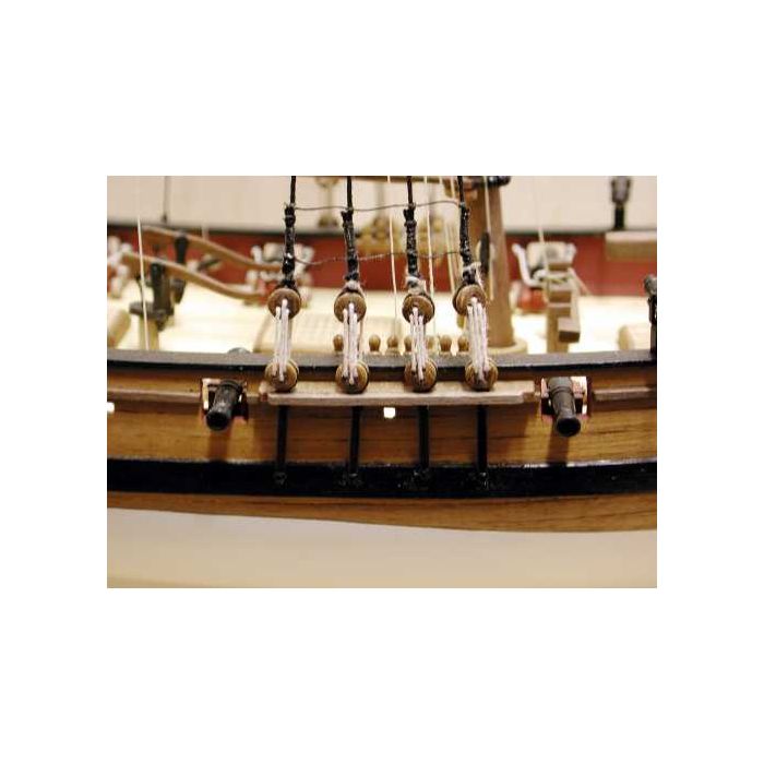 Caldercraft HMS Sherbourne 8 Gun Royal Navy Cutter 1763 Wood Kit 1:64 Scale 