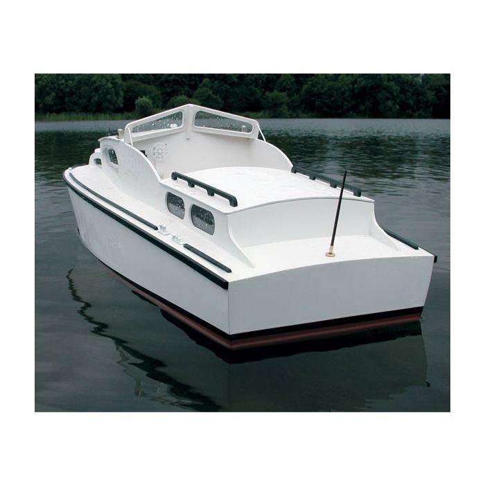 Sea Commander 34in Radio Control Cabin Cruiser Wood Kit with Fittings Set