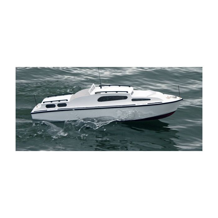 Sea Commander 34in Radio Control Cabin Cruiser Wood Kit with Fittings Set