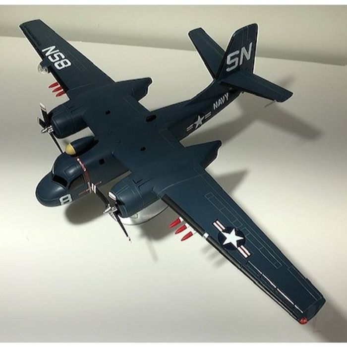 Atlantis Models 1:54 US Navy Grumman S2F-1 Sub Hunter-Killer Plastic Plane Kit
