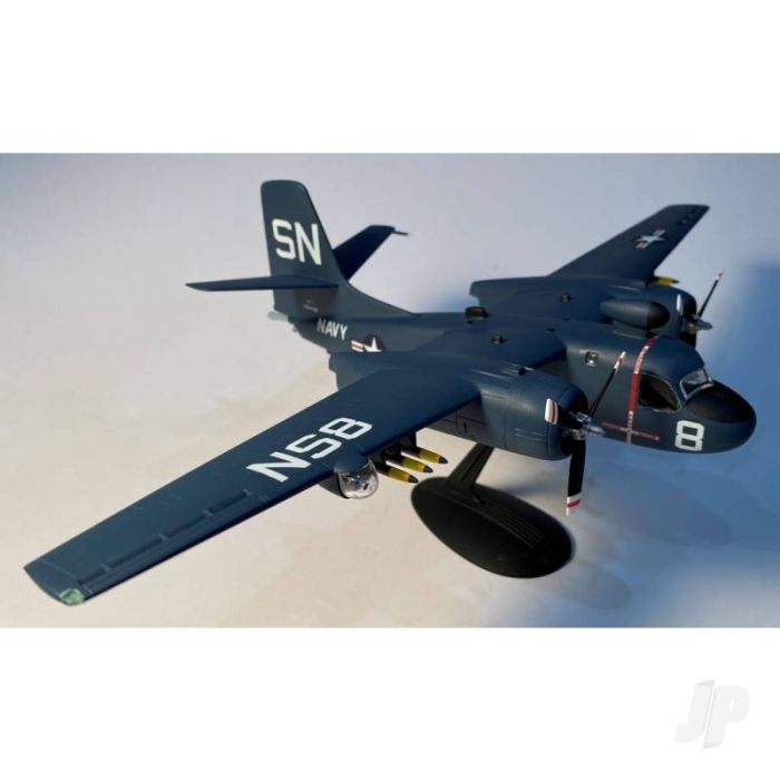 Atlantis Models 1:54 US Navy Grumman S2F-1 Sub Hunter-Killer Plastic Plane Kit